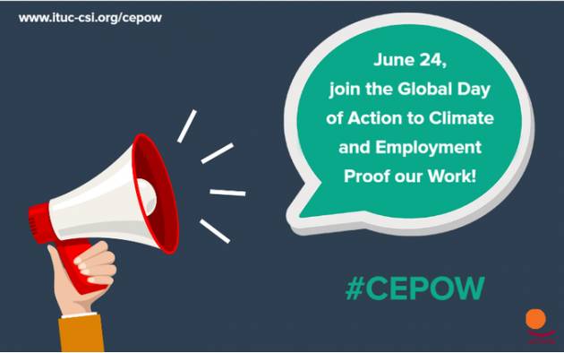 Clima: Cgil, Cisl, Uil, 24 giugno seconda giornata d’azione globale sindacale