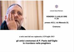 Acli. Il ricordo di padre Paolo Dall’Oglio