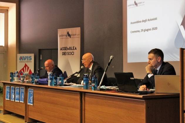 Cremona Padania Acque S.p.A.: l’Assemblea dei soci approva all’unanimità il Bilancio 2019. Margini industriali in crescita e investimenti record