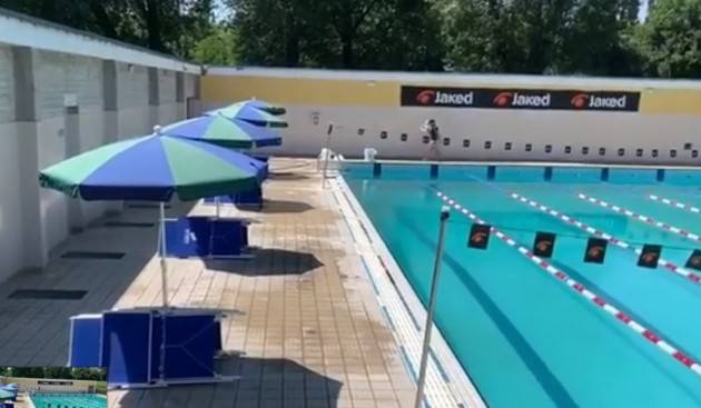 Cremona GianLuca Galimberti  riaperta la piscina comunale  scoperta