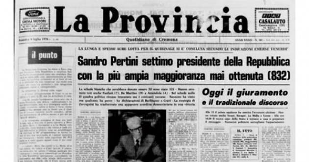 CNDDU AccaddeOggi   8 luglio 1978 Pertini è eletto Presidente della Repubblica