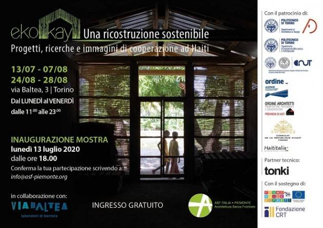 Ekokay. Una ricostruzione sostenibile- Mostra su progetti, ricerche e immagini di architettura sociale e cooperazione ad Haiti