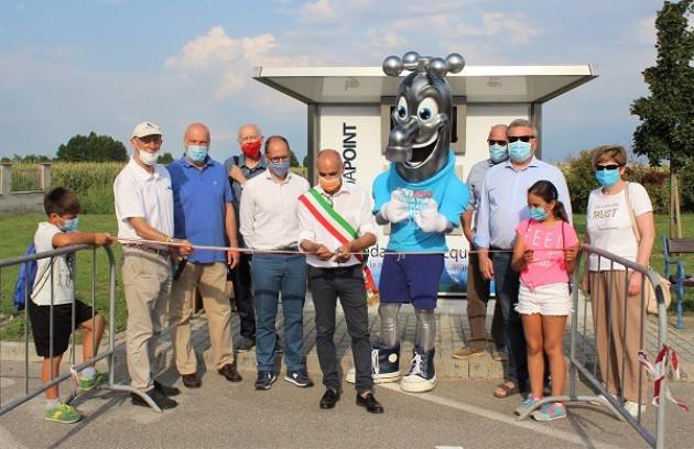 Cicognolo, Padania Acque: inaugurata la casa dell’acqua 'Fonte Salute'