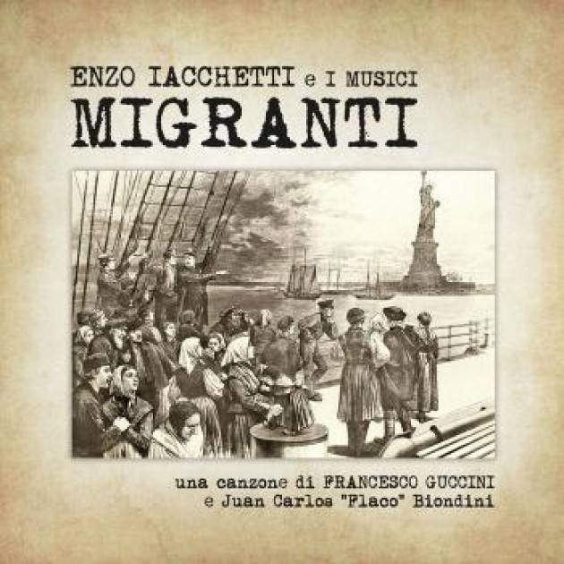 Pianeta Migranti Cremona . Enzo Iacchetti canta il dolore e la speranza dei migranti.