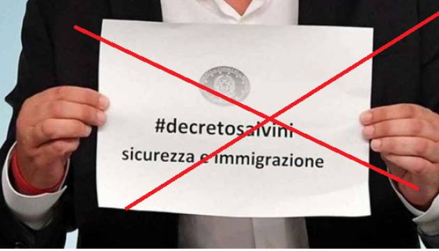 FIRMA PER  L’ ABROGAZIONE DEI DECRETI SICUREZZA