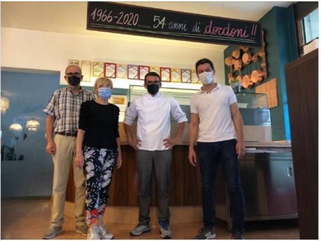 Cremona Gianluca Galimberti in visita al Ristorante Dordoni