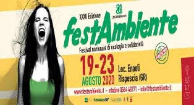 FESTAMBIENTE SI FARÀ: DAL 19 AL 23 AGOSTO TORNA IN MAREMMA IL FESTIVAL NAZIONALE DI LEGAMBIENTE