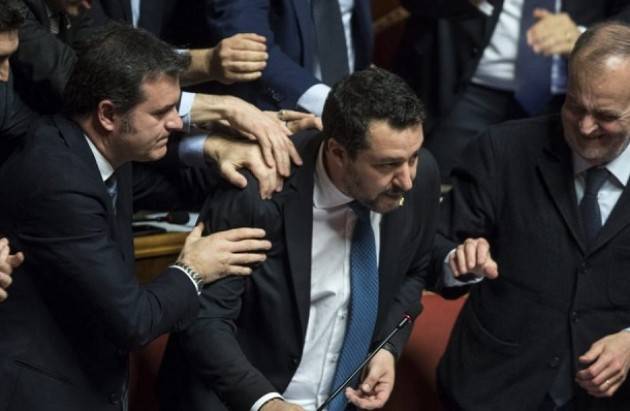 Salvini, leader scalcagnato a processo | Vincenzo Montuori (Cremona)