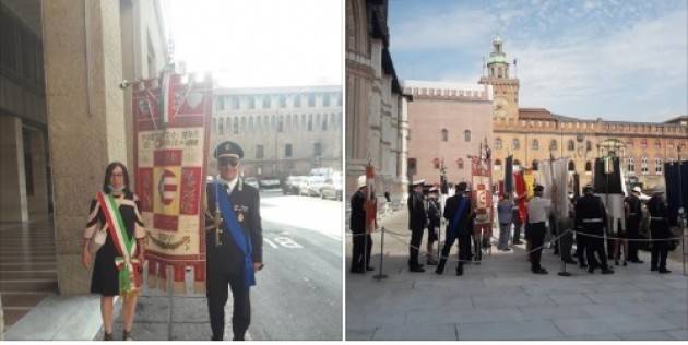Cremona con Fabiola Barcellari a Bologna durante la commemorazione della Strage del 2 agosto 1980
