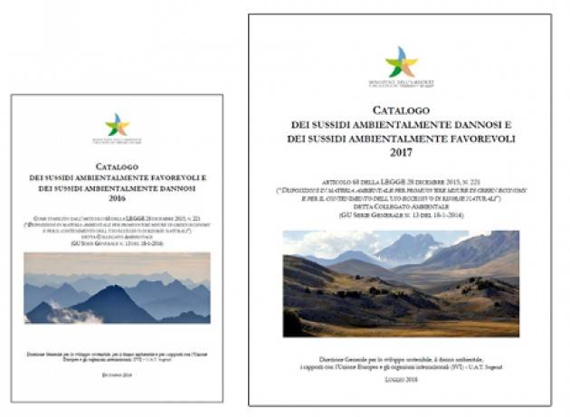 Rimodulare i sussidi ambientalmente dannosi, dal ministero dell’Ambiente la consultazione d’agosto