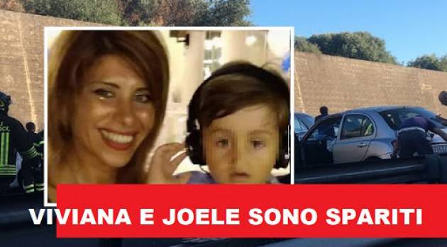 Madre e figlio di 4 anni spariti dopo incidente stradale sulla A20