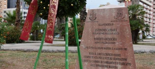 Ricordati a Palermo Antonino Cassarà e Roberto Antiochia