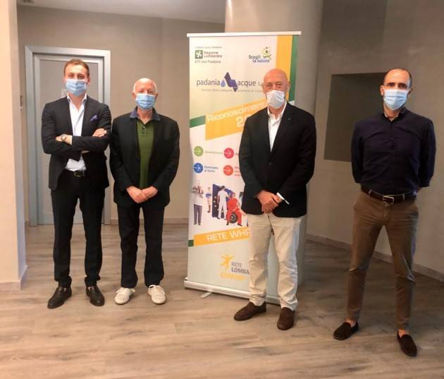 Cremona Padania Acque ottiene il riconoscimento WHP – Workplace Health Promotion 2019 per 3° anno consecutivo
