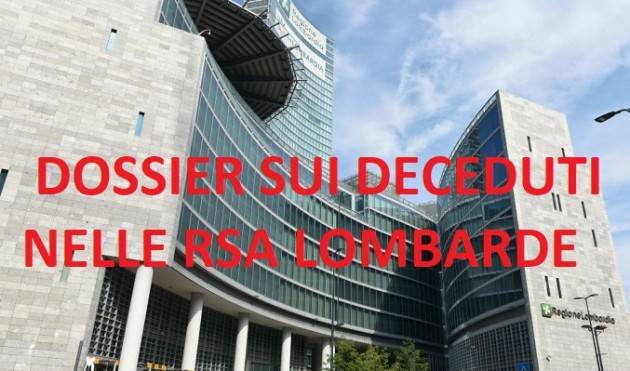 PRIMO DOSSIER SUI DECEDUTI NELLE RSA LOMBARDE | INIZIATIVA PARTITO RADICALE DI CREMONA