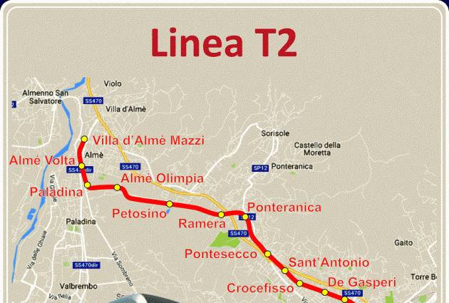 CDP E TEB INSIEME PER REALIZZAZIONE LINEA TRAMVIARIA T2 BERGAMO - VILLA D’ALMÈ