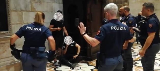 VIDEO ARRESTO - Sequestro di persona in Duomo. Arrestato il responsabile - VIDEO ARRESTO