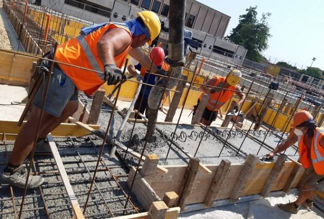 Cremona, proseguono i lavori per la costruzione della nuova scuola a San Felice