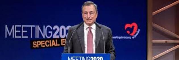 Draghi: ''Futuro dei giovani a rischio. I sussidi finiranno, bisogna dare loro di più''