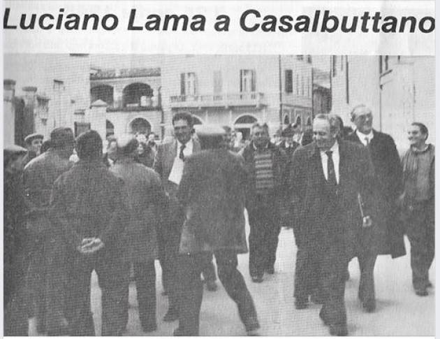 Guido Montagnini Il ricordo di Luciano Lama a Casalbuttano il 23 gennaio 1988