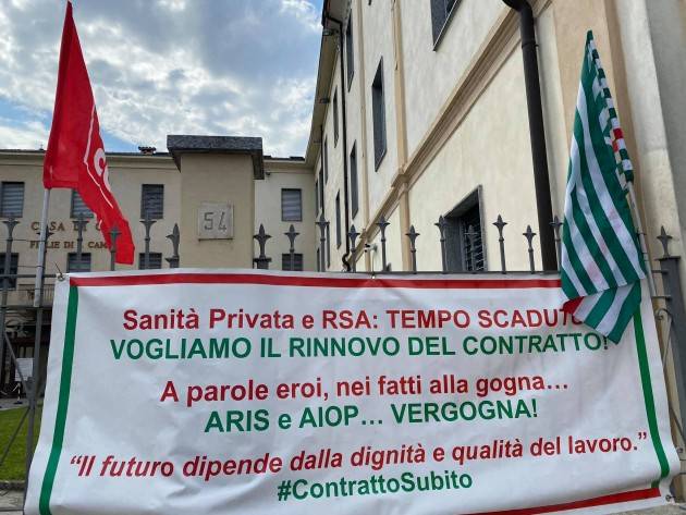 Sabrina Negri (sg Fp-Cgil Cremona) Rinnovo CCNL sanità privata: ‘Vergogna [Telefonata]