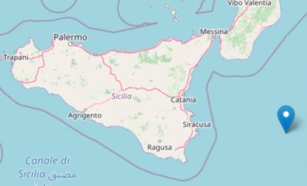 29/08/2020 Terremoto di magnitudo 3.4 al largo di Siracusa all’alba