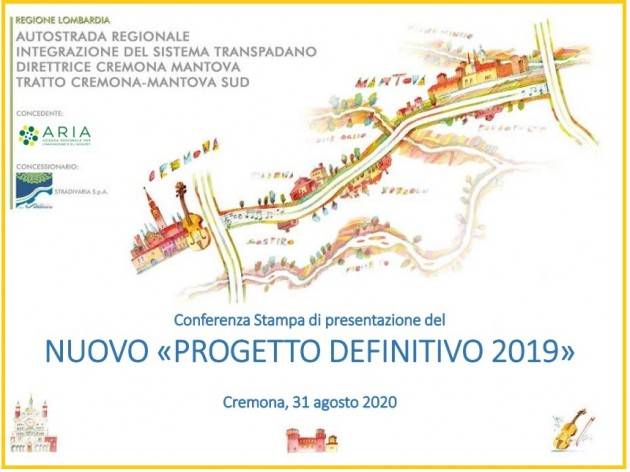 Autostrada Cremona Mantova Presentato progetto: sarà lunga 66,3 Km e costerà 883mil,pronta 2027/28 (Video)