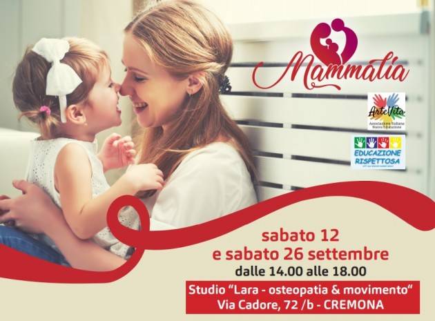 MAMMALIA : 2 INCONTRI DEDICATI ALL' EDUCAZIONE RISPETTOSA , il  12 e 26 settembre a Cremona.