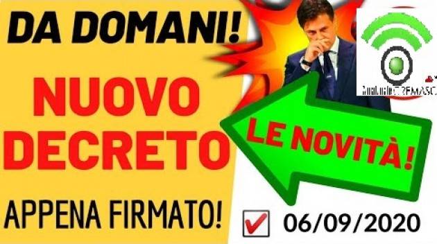 SETTEMBRE: RIENTRO A SCUOLA E IL NUOVO DECRETO 
