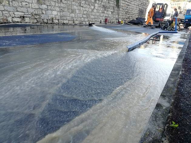 IMPERIA - ESPLODE ACQUEDOTTO: PROVINCIA SENZ'ACQUA