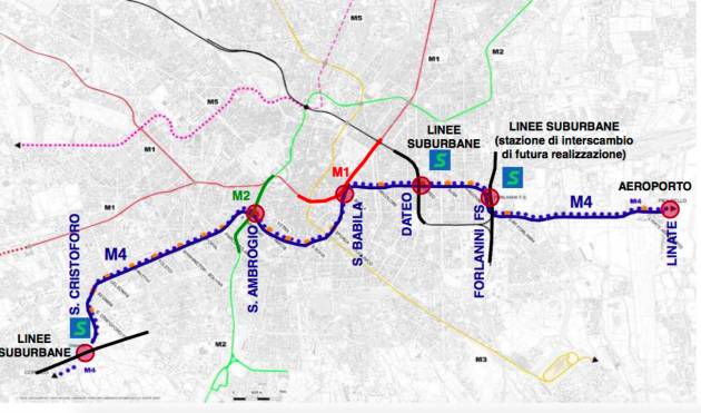 Concluse gallerie M4, prime fermate primavera 2021