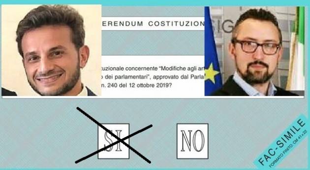 Cremona Taglio Parlamentari Degli Angeli (M5S) e Matteo Piloni (Pd) due SI convinti ma diversi (Video G.C.Storti)