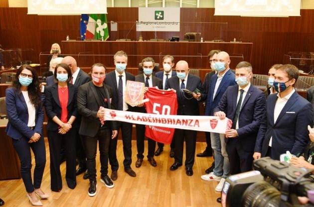 LombNews Consiglio regionale premia squadre di calcio neopromosse Monza, Mantova e Pro Sesto