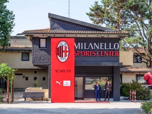 Bomba d'acqua a Milanello