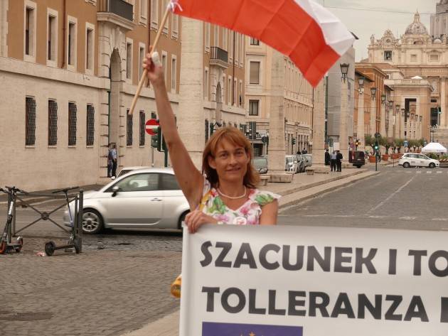 Roma Si è svolta lo scorso 25 settembre MANIFESTAZIONE PER LA TUTELA DEI DIRITTI UMANI IN POLONIA