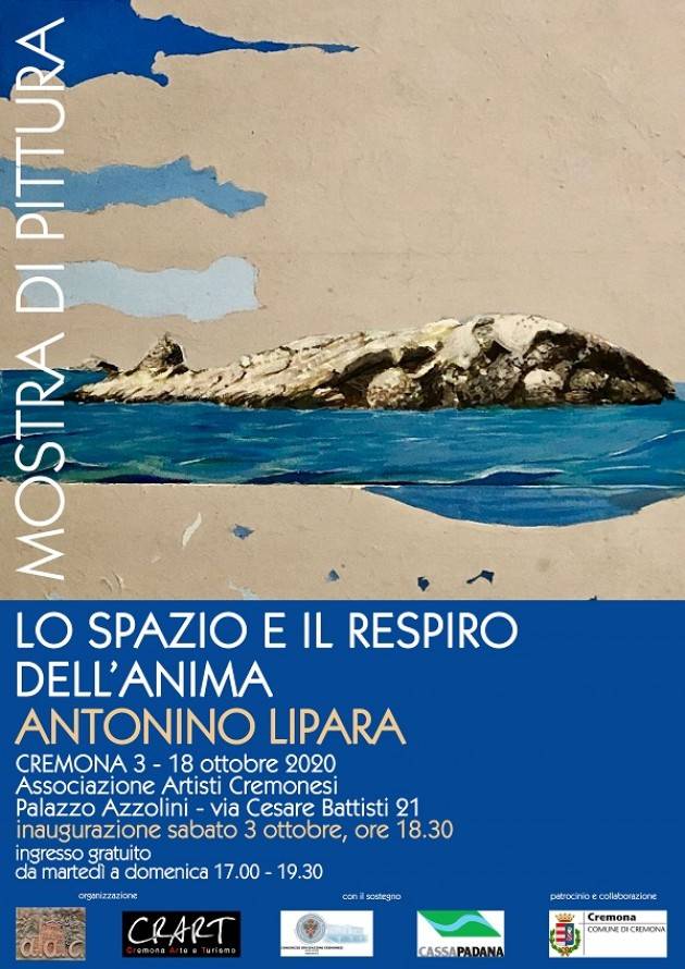 Associazione Artisti Cremonesi presenta ‘Lo spazio e il respiro dell’anima’  Mostra retrospettiva Di Antonino Lipara