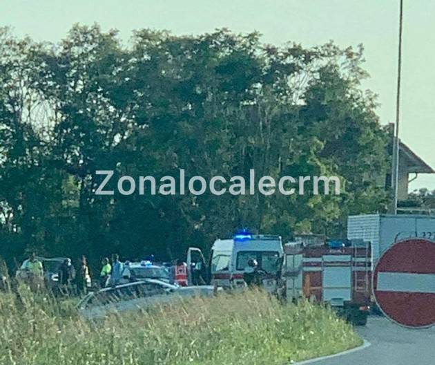 CREMA - INCIDENTE AD AGNADELLO : DUE FERITI