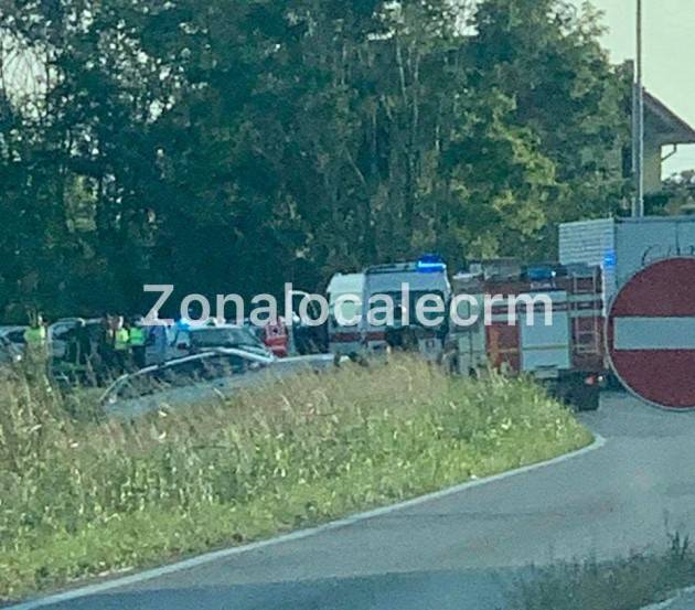 CREMA - INCIDENTE AD AGNADELLO : DUE FERITI