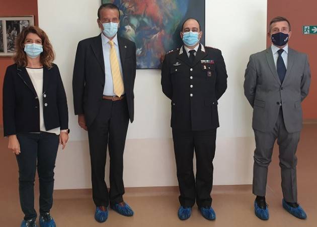 Cremona Il Comandante dell’Arma dei Carabinieri visita  Casa di Riposo Giovanni e Luciana Arvedi 