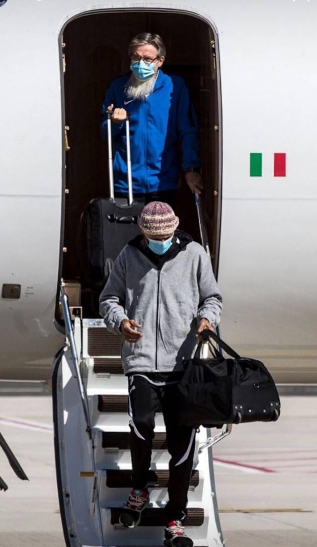 ITALIA- ARRIVATI A ROMA PADRE GIGI E DON NICOLA