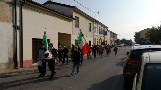 A Pozzaglio (CR) Sabato 10/10  Commemorazione partigiano ‘CARMEN’ Corada, presidente ANPI, traccia il significato [ telefonata]