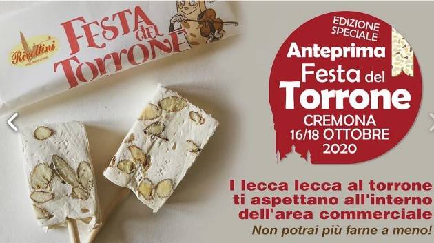 ANTEPRIMA FESTA DEL TORRONE A CREMONA: il programma del weekend. Dal 16 al 18 ottobre