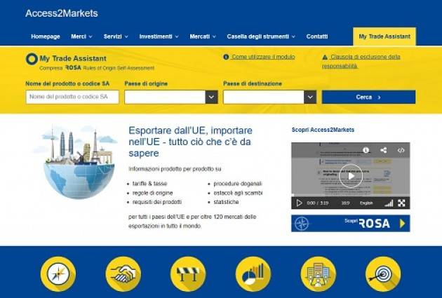 ACCESS2MARKETS: DALL’UE IL PORTALE PER GLI SCAMBI DELLE PMI