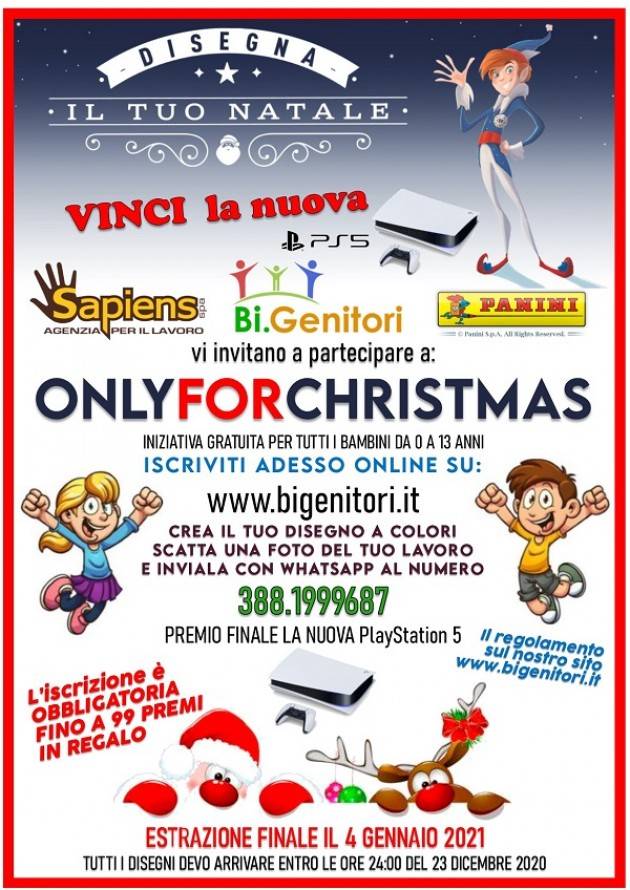 Disegna il tuo Natale Iniziativa promessa dall’ Associazione Bi.Genitori Cremona