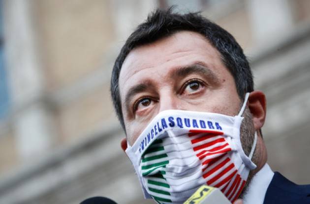 Salvini in aula a Milano