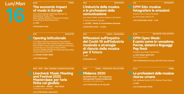 MILANO MUSIC WEEK: TUTTI GLI ARTISTI DELLA SETTIMANA DELLA MUSICA