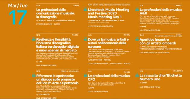 MILANO MUSIC WEEK: TUTTI GLI ARTISTI DELLA SETTIMANA DELLA MUSICA