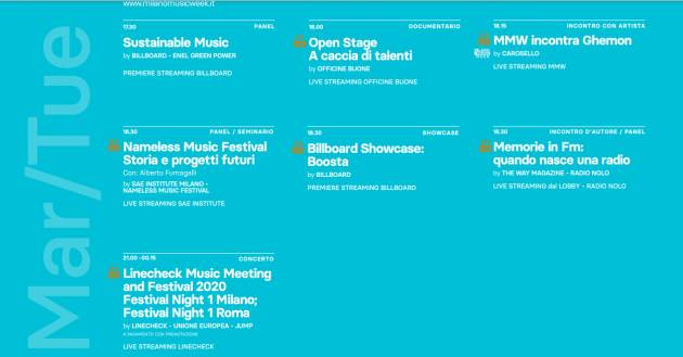 MILANO MUSIC WEEK: TUTTI GLI ARTISTI DELLA SETTIMANA DELLA MUSICA