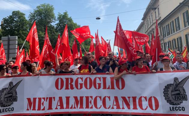 Sciopero dei metalmeccanici in tutta italia ed anche il Lombardia il 5 novembre per il contratto