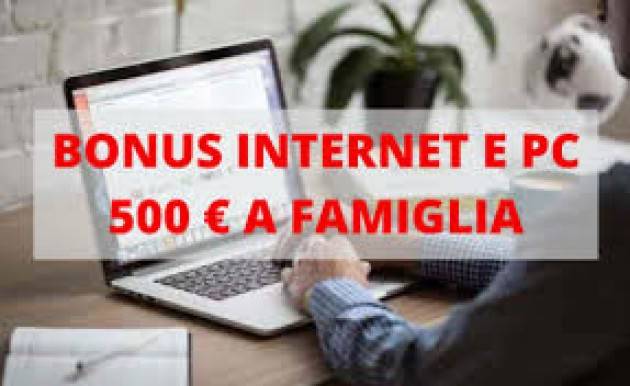 Bonus internet: per MDC gli aiuti alle famiglie in era COVID non deve  essere regalo alle compagnie