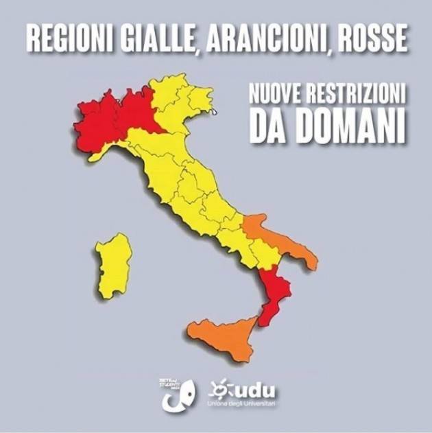 Covid Ecco l’Itala Rossa,Gialla ed Arancione dal 6 dicembre | ReteStudenti
